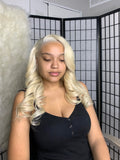 Platinum Blonde Lace Frontal Wigs